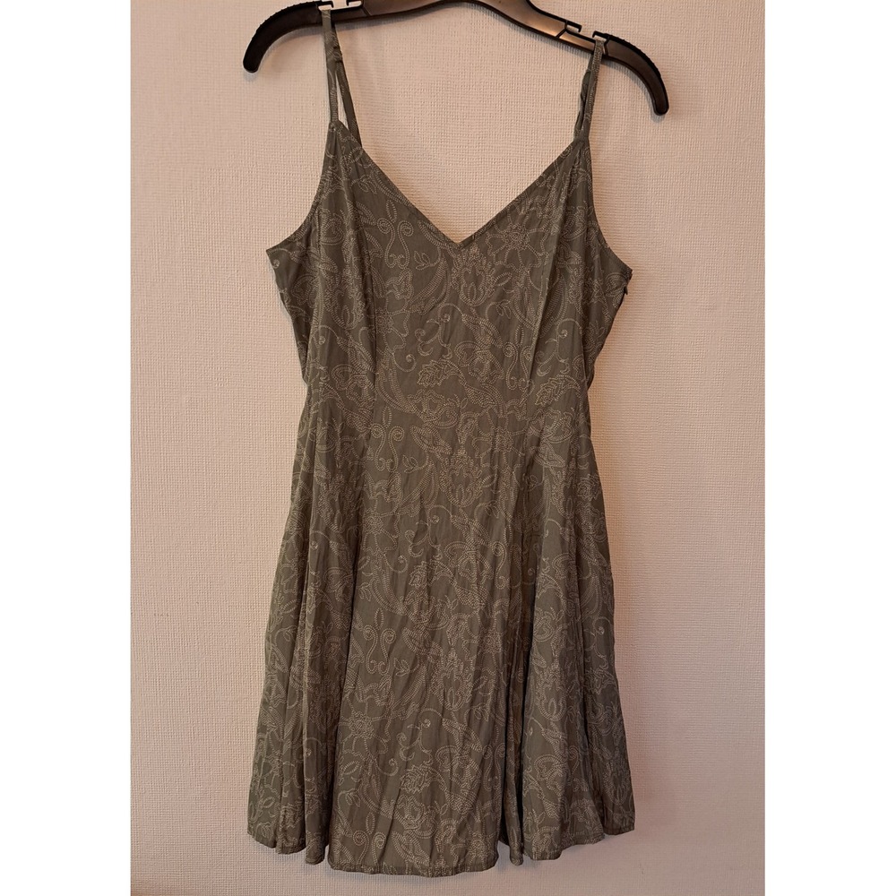 Women's Sleeveless Mini Slip Dress -Universal Thread Olive Green XS 1034-200-B45